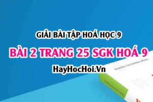 Giải bài 2 trang 25 SGK Hoá 9: Tính chất hoá học của Bazơ